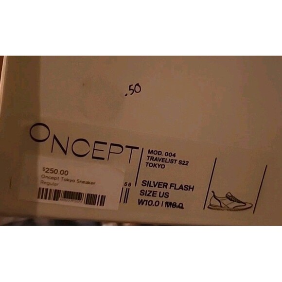 Oncept Tokyo Mod 004 Silver Flash Women's 10 Men's 8 New NiB Running Workout - Picture 8 of 8
